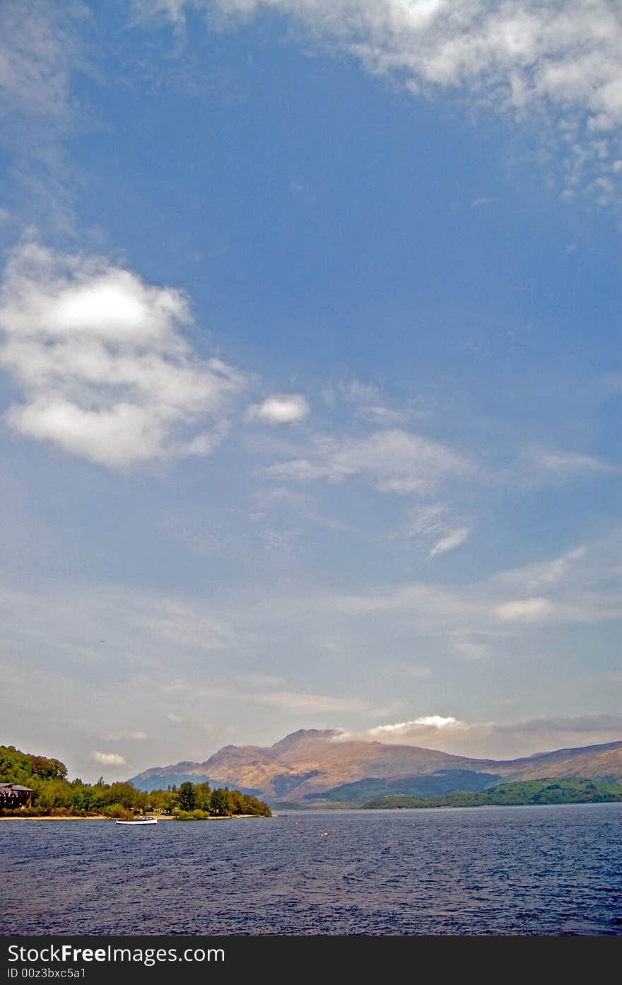 Big sky and the loch