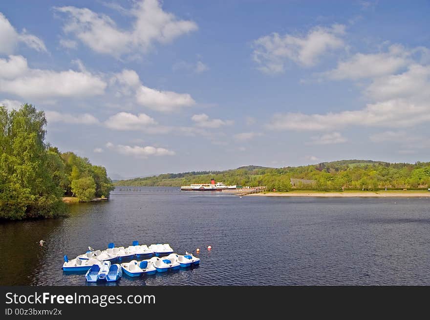 Boats in the loch