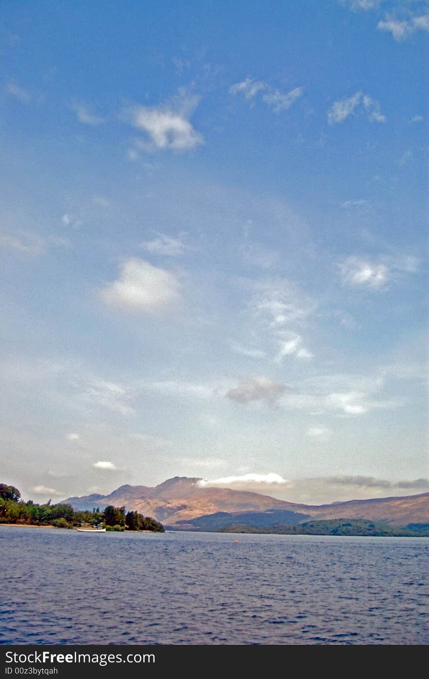 Clouds over the loch