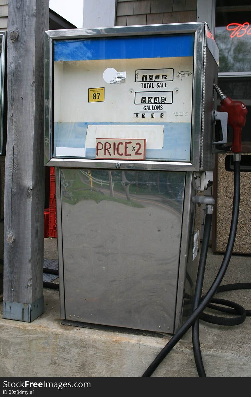 Old Gas Pump