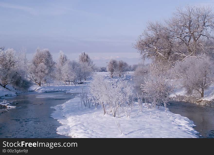 Poudre River Winter