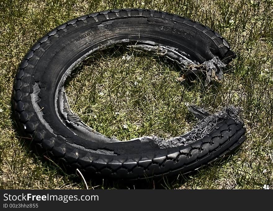 Shredded Tire