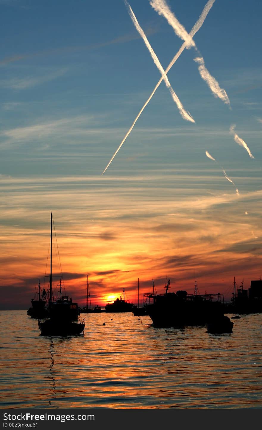 Sunset From The Adriatic Sea