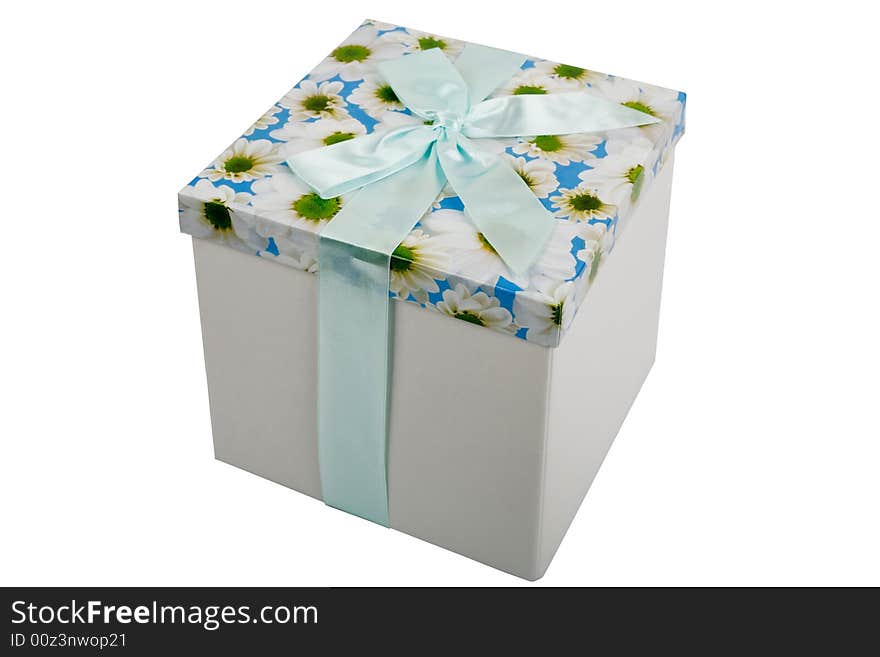 An image of isolated box for gift