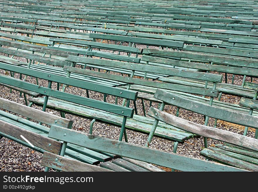 Benches In A Row