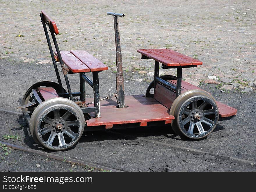 Old vehicle railroad