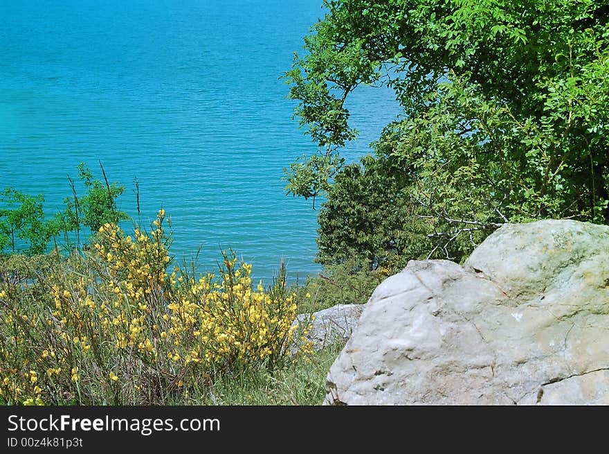 Lake in mountain