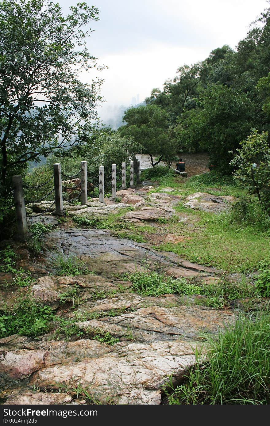 A corner of baiyun mountain