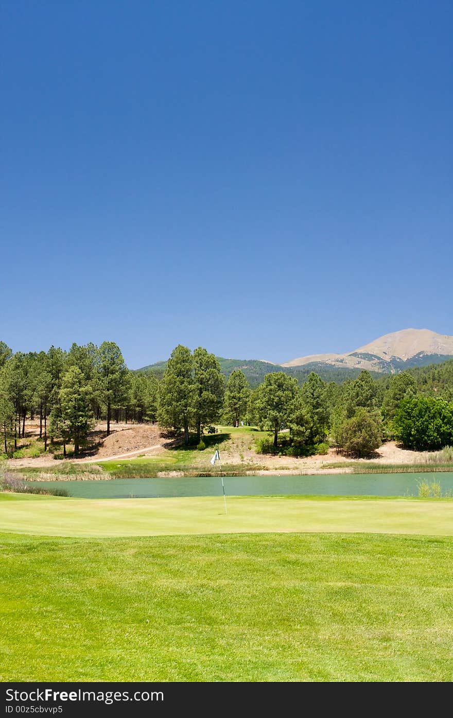 An image of a gorgeous view from an Arizona golf course. An image of a gorgeous view from an Arizona golf course