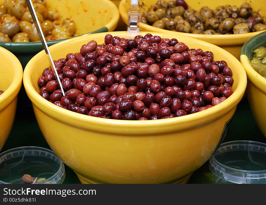 Bowl of olives