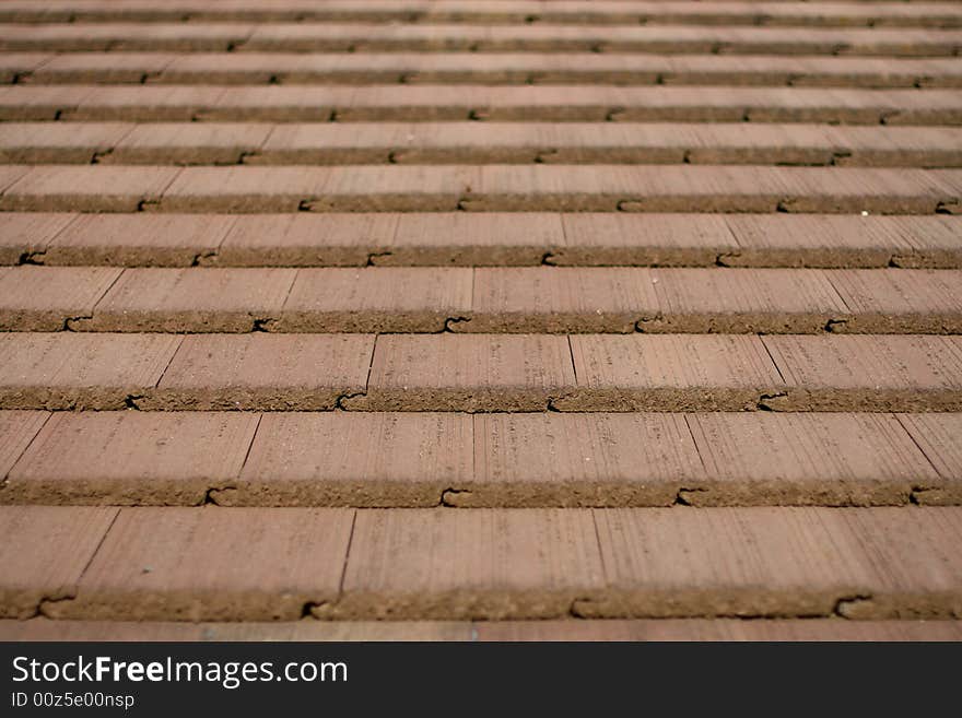 Rows of shingles that create a nice pattern. Rows of shingles that create a nice pattern.