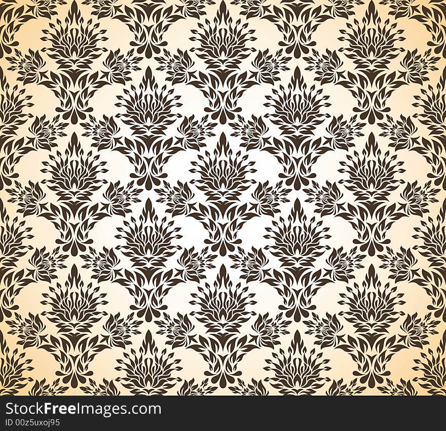 Seamless background from a floral ornament, Fashionable modern wallpaper or textile. Seamless background from a floral ornament, Fashionable modern wallpaper or textile