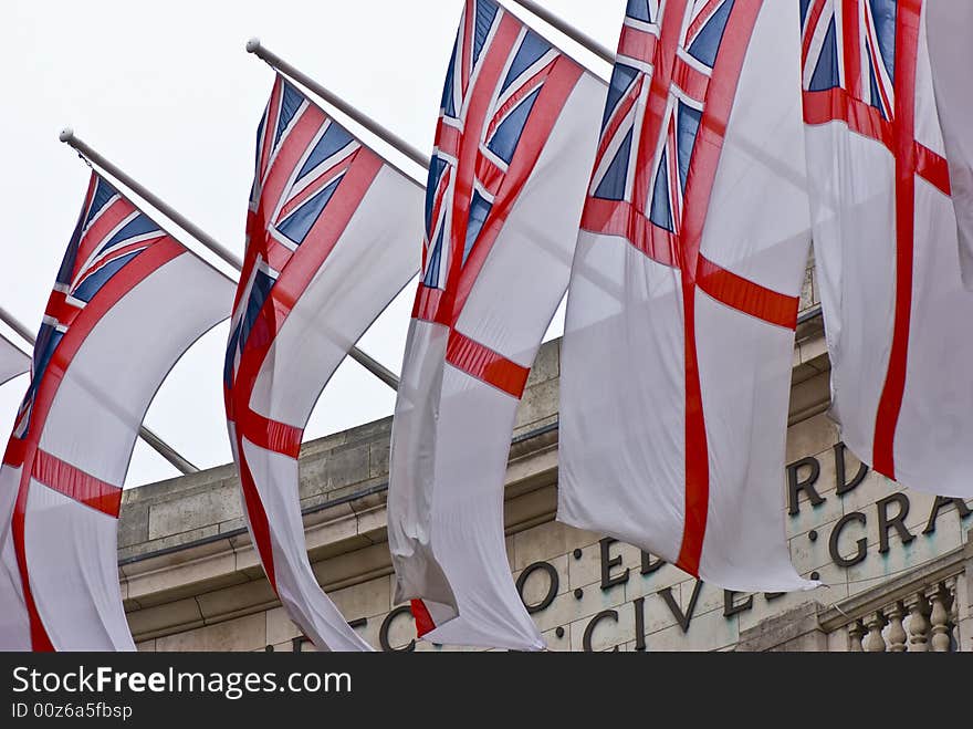 Admiralty Arch Flags