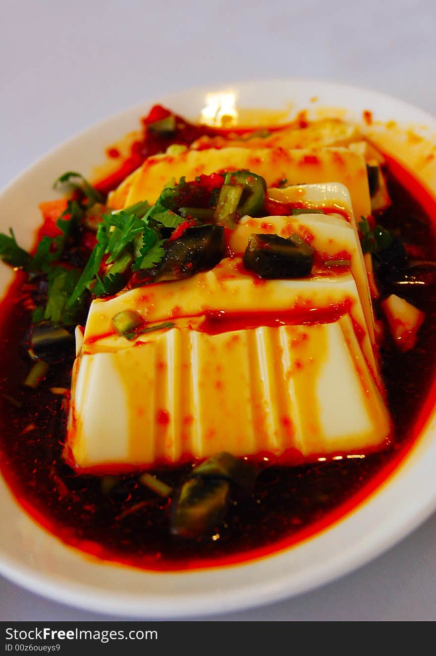 Spicy tofu