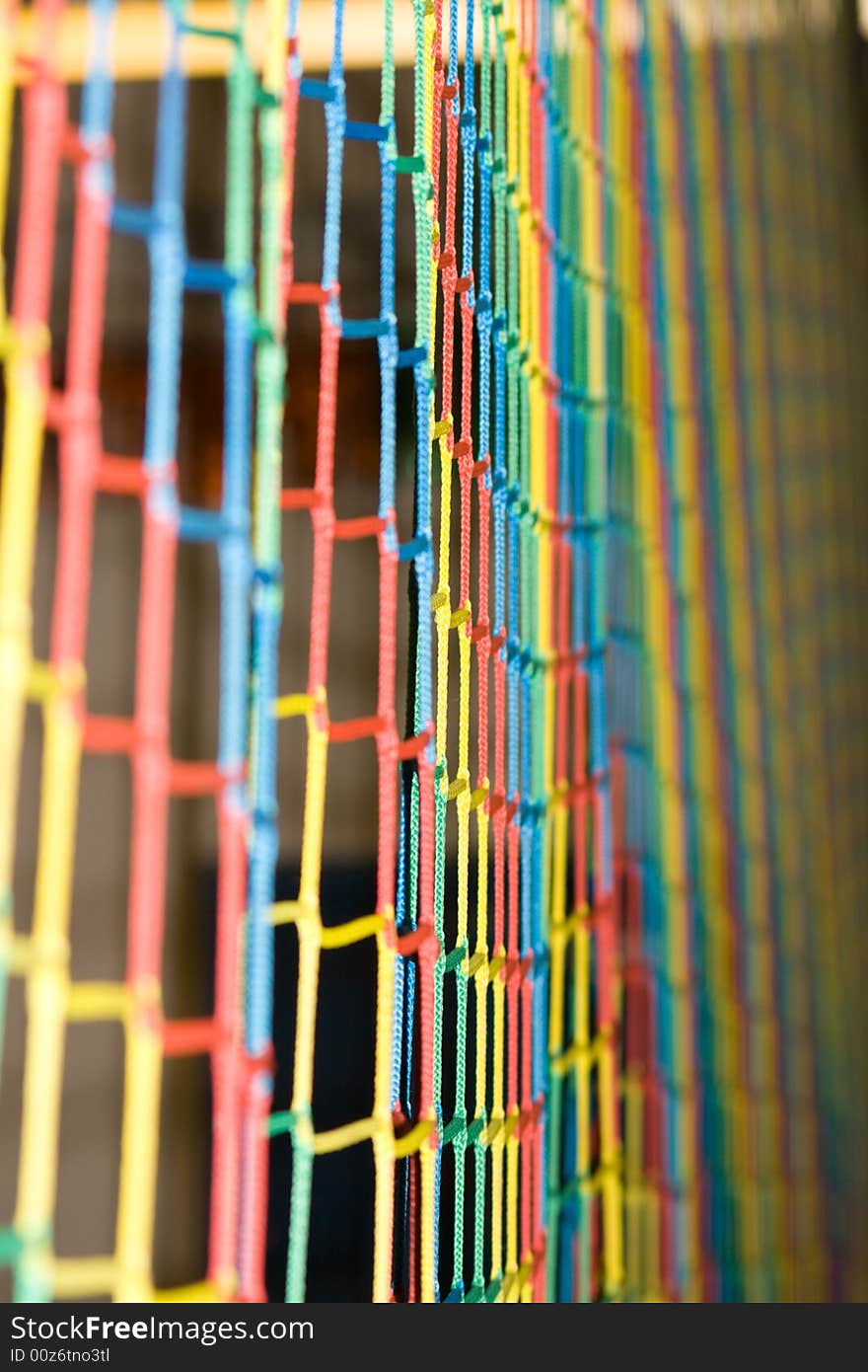 Rainbow Colored Net Background abstract