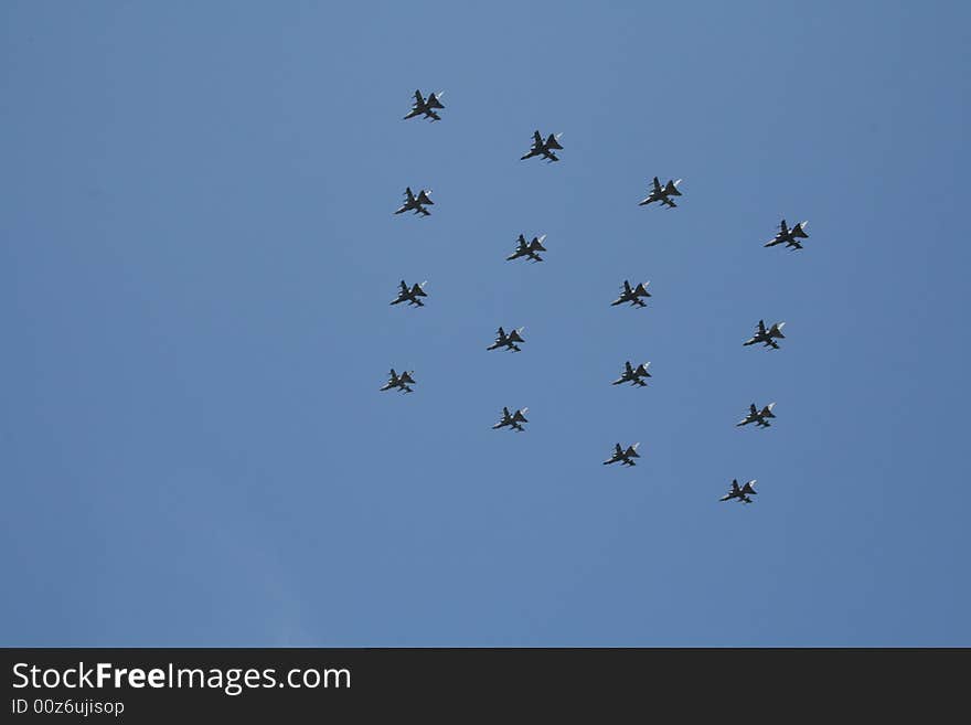 RAF plane formation of tornados