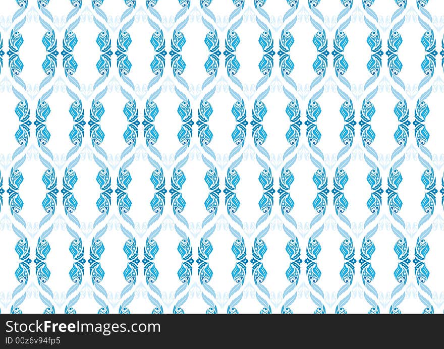 Ottoman style wallpaper pattern and shape