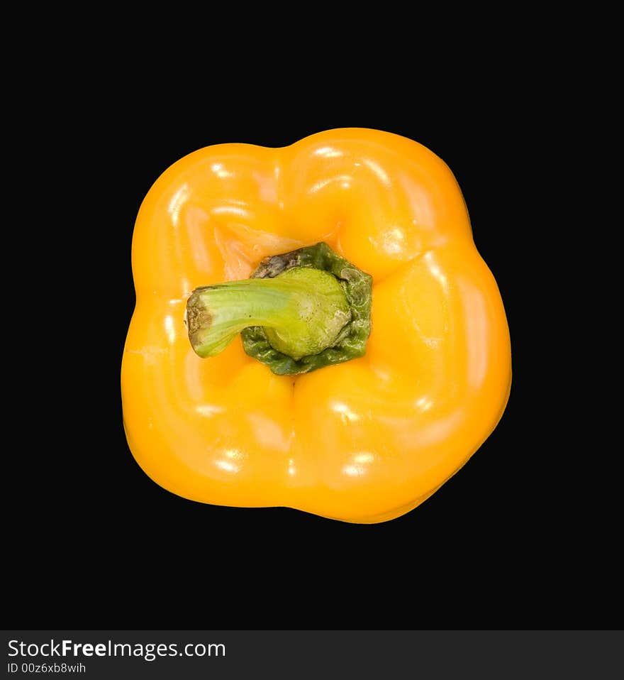 Sweet Yellow Capsicum Pepper