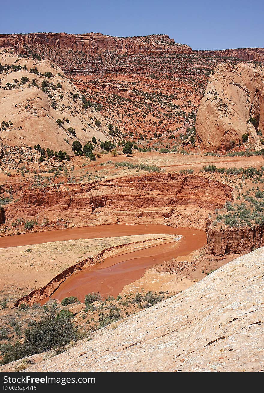 View of the Anasazi Canyon, Arizona