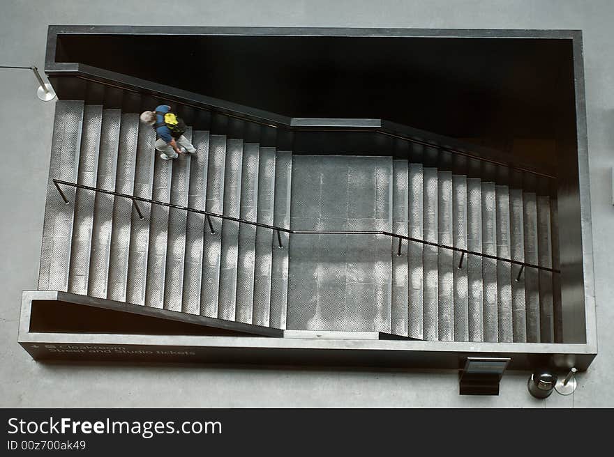 Metal stairs in Tate modern