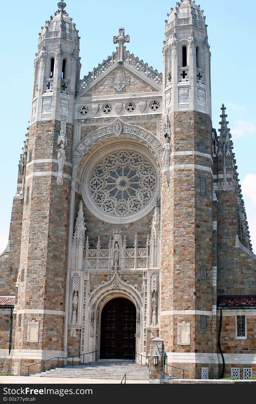 Old church on a summer day