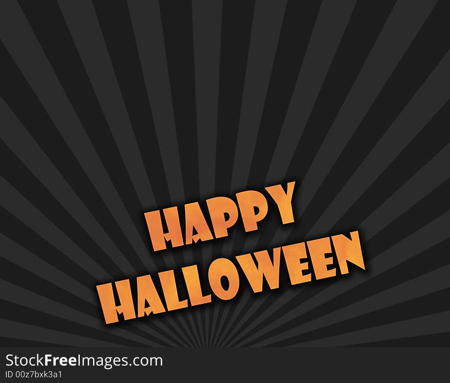 Black striped Happy Halloween background. Black striped Happy Halloween background