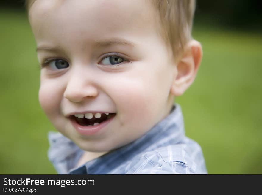 Little Boy In The Park