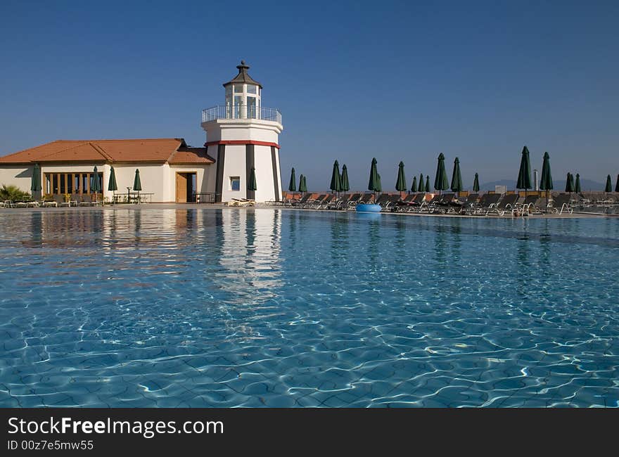 Turkish resort near the Aegean sea