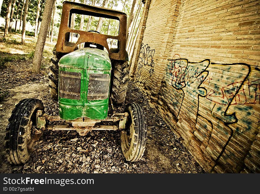 Old tractor