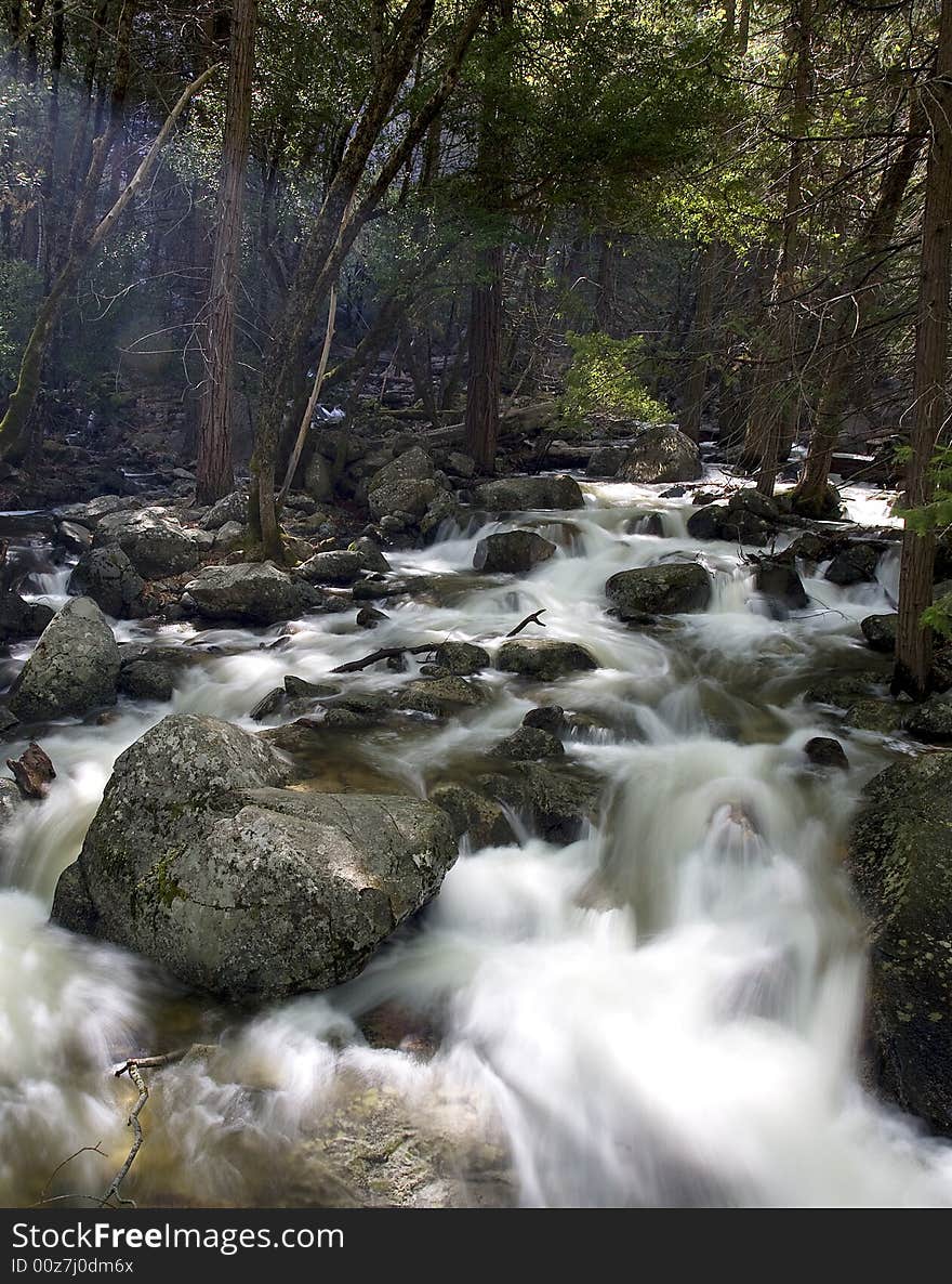 Below Bridalveil Falls