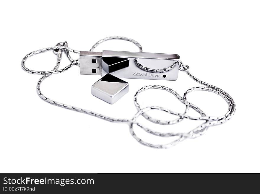 Silvery USB Flash