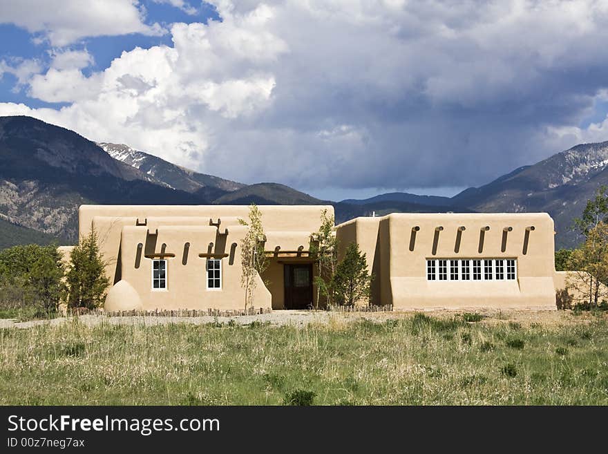 Adobe Mountain House in New Mexico.