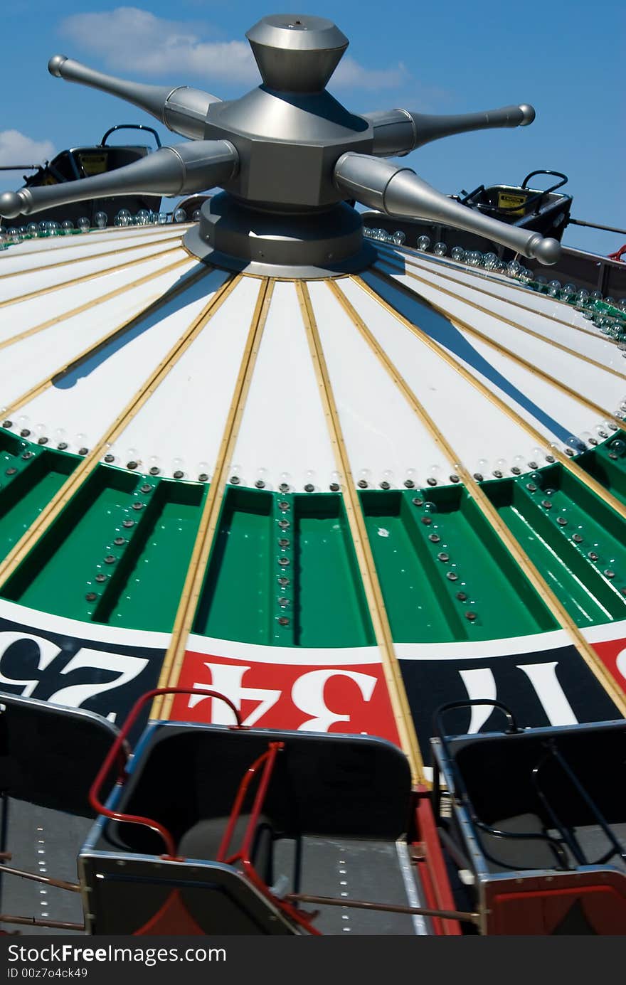 Roulette Spin Ride at amusement park