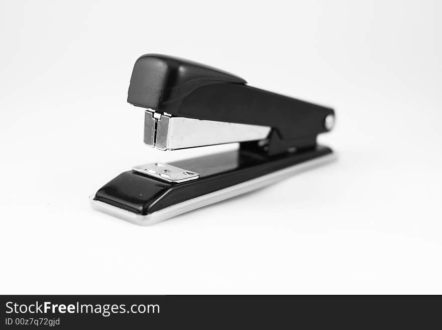 Stapler against blank