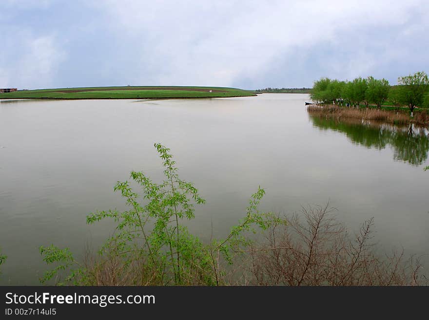 A nice and large lake