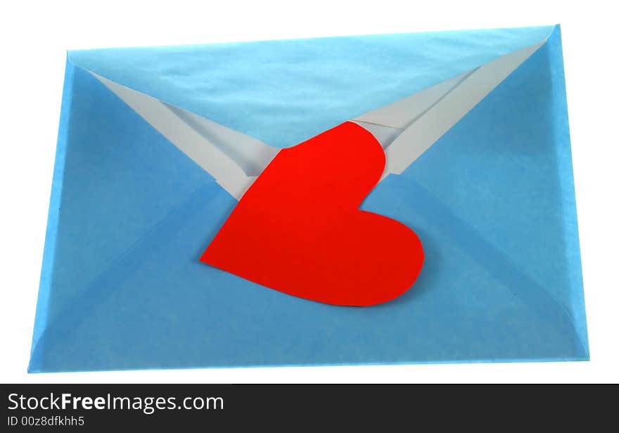 Heart And Mail As Symbol For Love