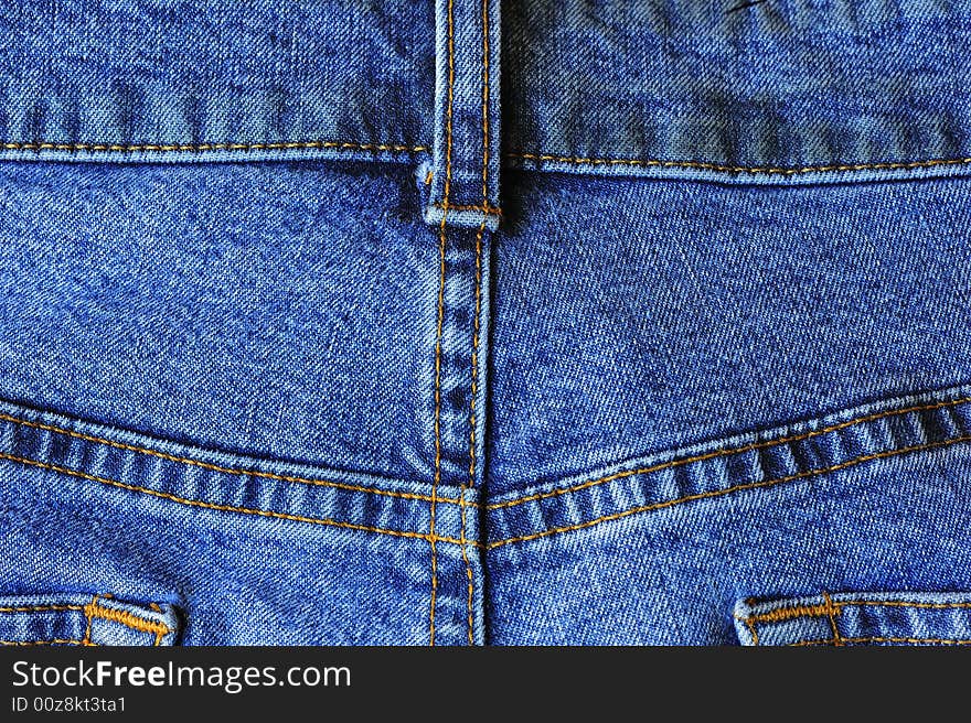 Blue jean seams