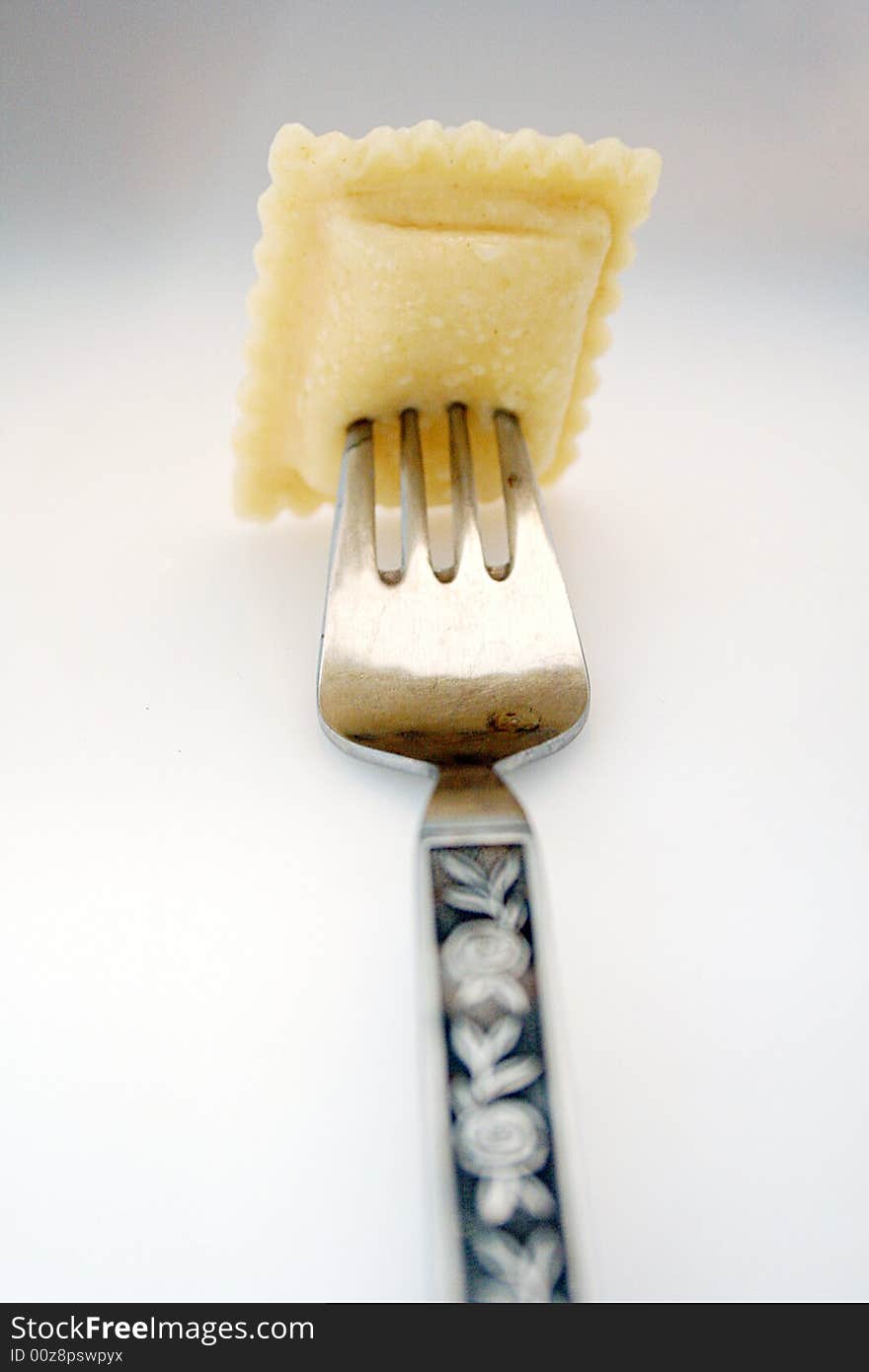 Fork with Ravioli