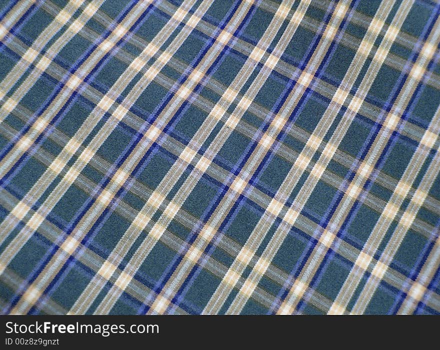 Checkered Fabric Close Up.