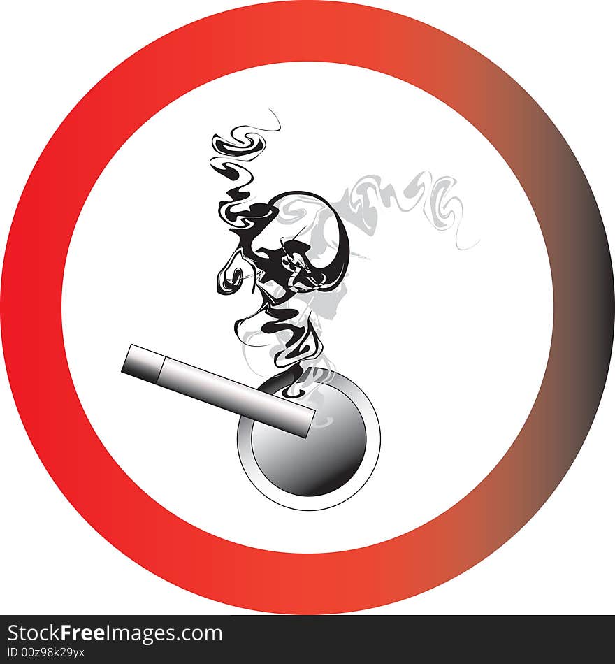 Scalable  graphic of cigarette