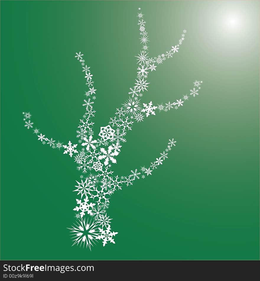 Snowflake tree