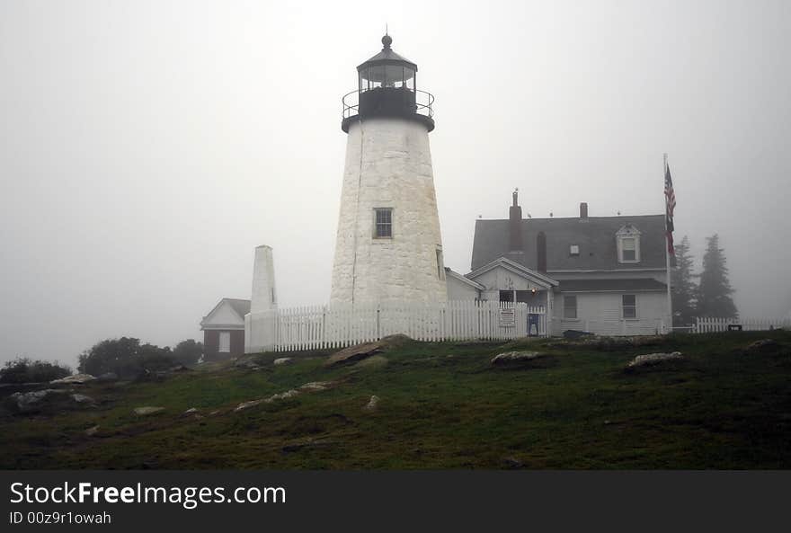 Lighthouse in Fog