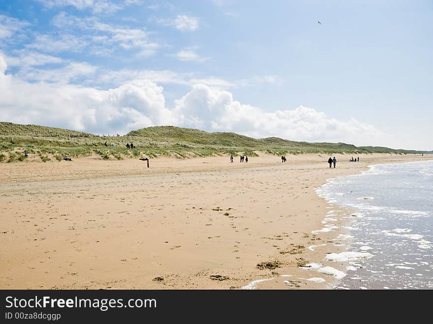 People on the beach