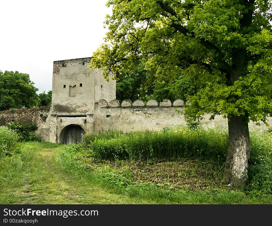 Rupea fortress in Romania