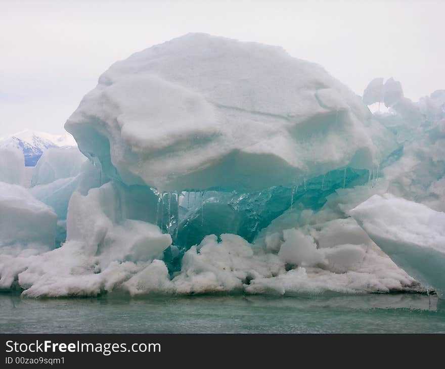 Ice on lake