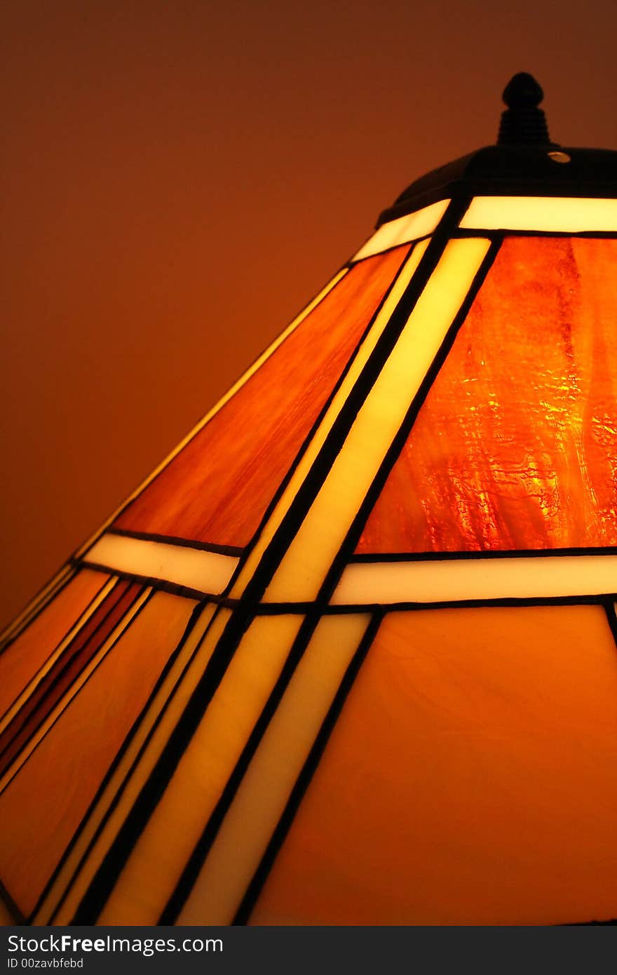 Hand made stained glass lamp. This lamp was designed and hand made by my father. Hand made stained glass lamp. This lamp was designed and hand made by my father.