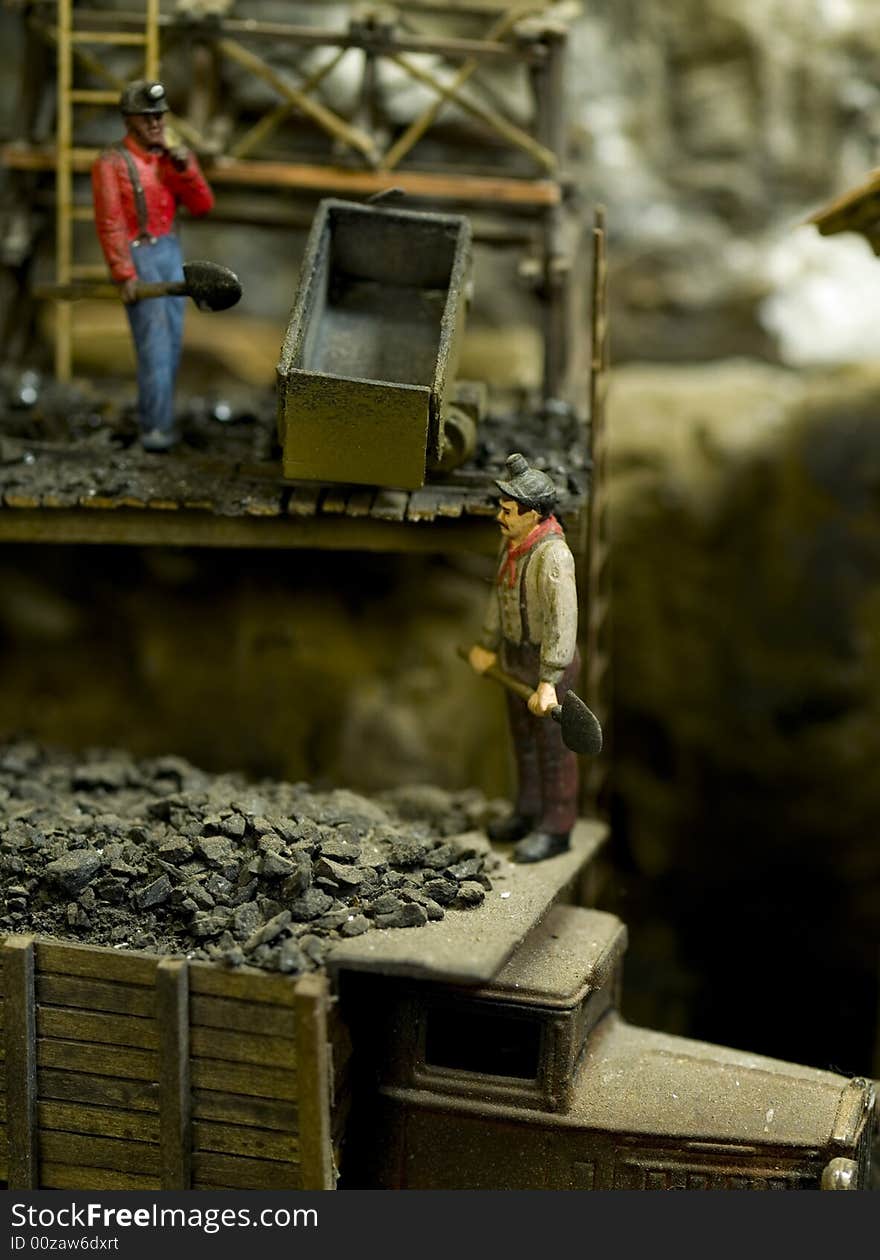 Workers Loading Coal