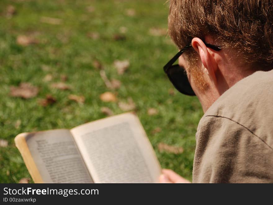 Reading in the park