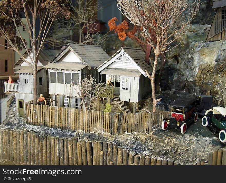 My Dad built this RR Board by board. The buildings, rock, trees, etc. Fine Detail. He was one of the best. I miss him dearly. You would be hard pressed to find any better model rail road photos on the internet including the high dollar sites. My Dad built this RR Board by board. The buildings, rock, trees, etc. Fine Detail. He was one of the best. I miss him dearly. You would be hard pressed to find any better model rail road photos on the internet including the high dollar sites.