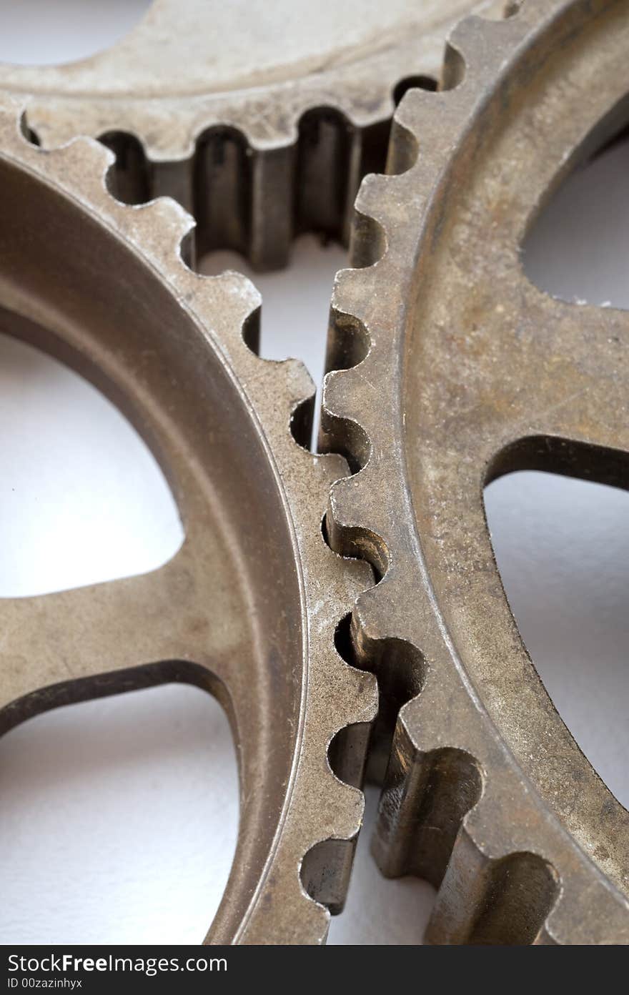 Closeup On Cogwheels